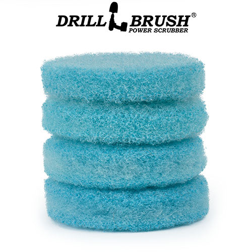 4 Inch Light Blue Scrubbing Pad Refill Hot on Sale