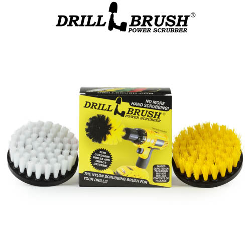 2-piece 4 inch Brush Kit – Soft & Medium Bristles – Home, Auto, & Bathroom Cleaning | 4in-S-WY-QC-DB Sale