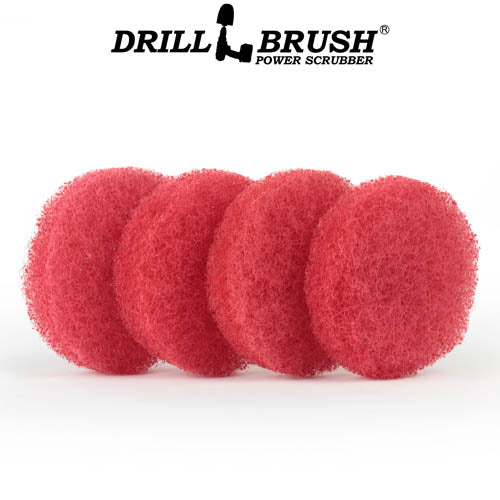 3in Red Pad Refill Kit – Medium Pads – Bathroom Cleaning | 3in-P4R-refill-DB Online Sale
