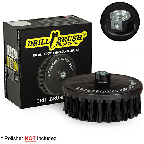 7in Black Brush – Industrial High Stiffness – Paint Removal & Concrete Cleaning | 7in-L-K-T-DB Supply