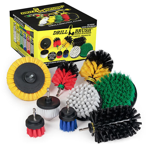 9-piece Variety Brush Kit – Every Stiffness – All Purpose Cleaning | YEO-G5-W4C-R2M-KJS-B2L-QC-DB Online Hot Sale