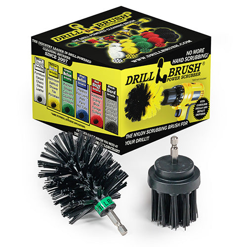 Mini & 2in-L Black Brushes – Ultra Stiff – Heavy Duty & Grill Cleaning | K-MS-2L-QC-DB Online Hot Sale