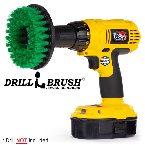 5in Green Brush – Medium Stiffness – Kitchen Counter & Tile Cleaning | 5in-S-G-H-DB Online Hot Sale