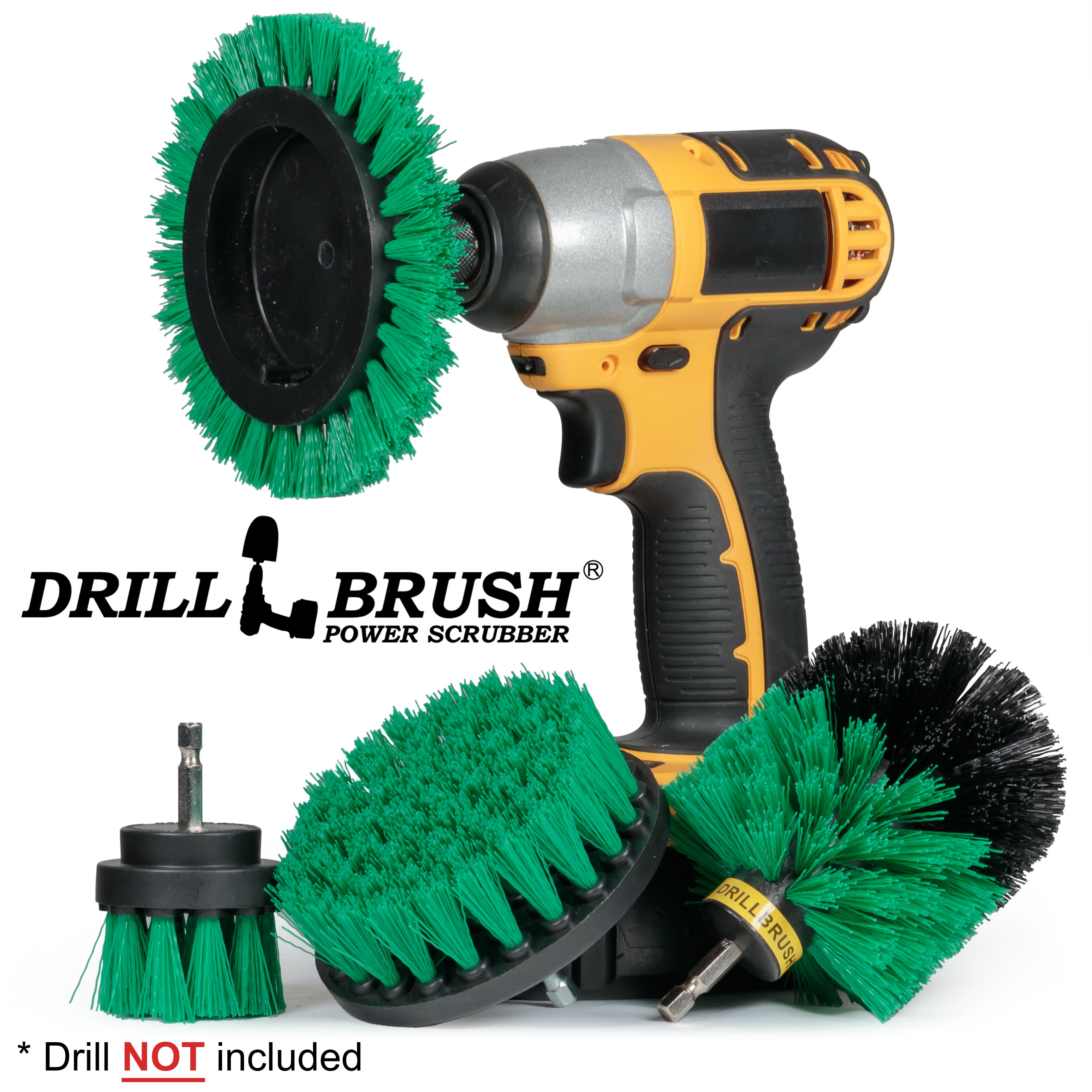 Edge, Original, 4in, & 2in Green Brushes – Medium Stiffness – Kitchen Cleaning | G-S-E42O-QC-DB Sale