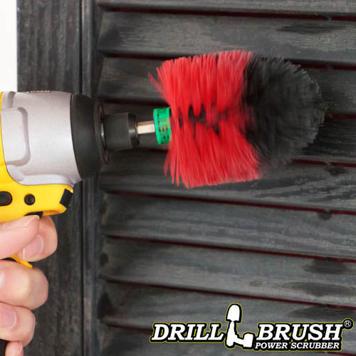 Mini Red Brush – Stiff Bristles – Bullet Shaped – Masonry & Lawn Furniture Cleaning | M-S-R-QC-DB Discount