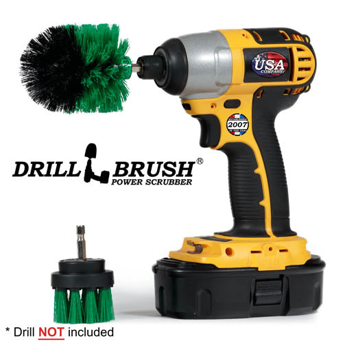 Mini & 2in Green Brushes – Medium Bristles – Kitchen & Appliances Cleaning | G-S-2M-QC-DB Online now