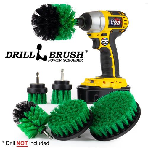 Ultimate Green Brush Kit – Medium Bristles – Kitchen & Appliance Cleaning | G-542OMS-2L-QC-DB Hot on Sale