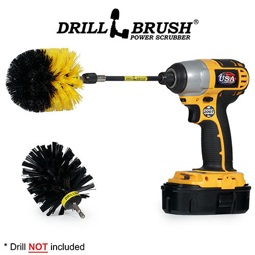 Original 2-piece Kit w/5in Ext. – Medium & Ultra Stiff – Bathroom & Heavy Duty | O-S-YK-5X-QC-DB Supply
