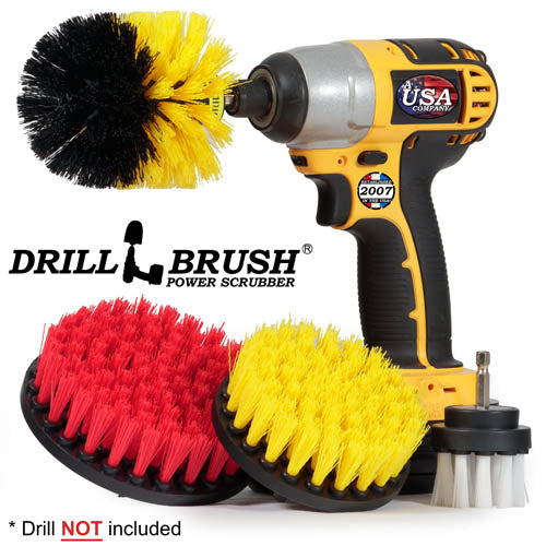 Original, 5in, 4in, & 2in Variety Brushes – Soft to Stiff – General Cleaning | S-W2-Y4O-R5-QC-DB Fashion