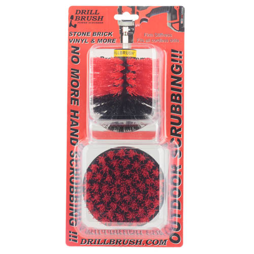 Original & 4in Red Brushes – Stiff Bristles – Outdoor & Patio Cleaning | R-S-4O-QC-DB Discount