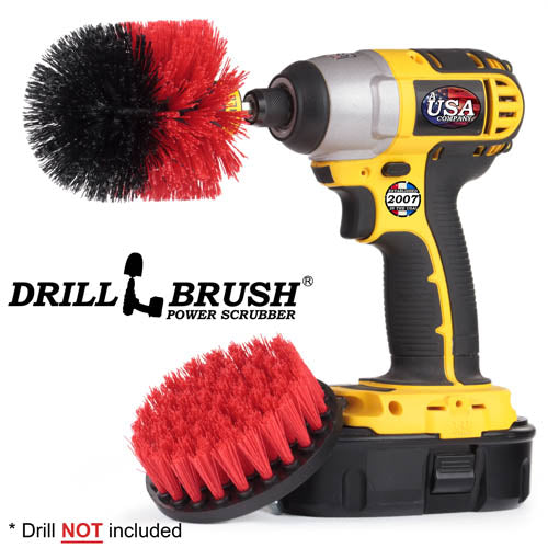 Original & 4in Red Brushes – Stiff Bristles – Outdoor & Patio Cleaning | R-S-4O-QC-DB Discount