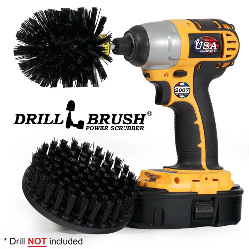 Original & 5in Black Brushes – Ultra Stiff Bristles – Heavy Duty & Grill Cleaning | K-S-5O-QC-DB Fashion