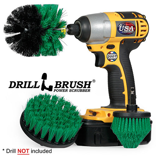 Original, 4in, and Corner Green Brushes – Medium Stiffness – Kitchen Cleaning | G-S-4CO-QC-DB Sale
