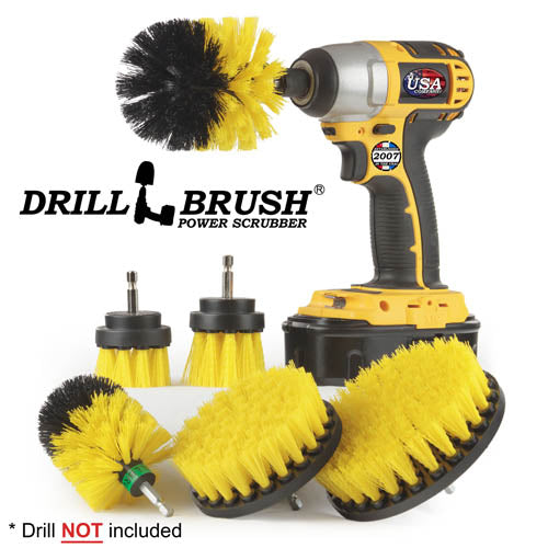 Ultimate Yellow Kit – Medium Bristles – Bathroom & Shower Cleaning | Y-542OMS-2L-QC-DB on Sale