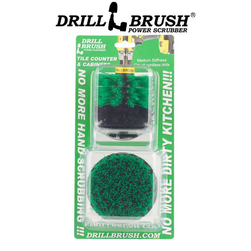 Original & 4in Green Brushes – Medium Bristles – Kitchen & Appliance Cleaning | G-S-4O-QC-DB Discount
