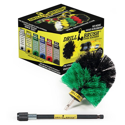 Original Green Brush & 5in Ext. – Medium Stiffness – Kitchen Sink & Fridge | O-S-G-5X-QC-DB Online now