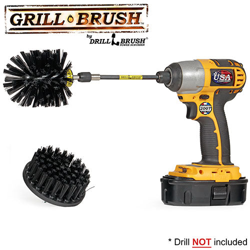 Original & 4in Brushes w/5in Extension – Ultra Stiff – Heavy Duty & Grill Cleaning | K-S-4O-5X-QC-DB Hot on Sale