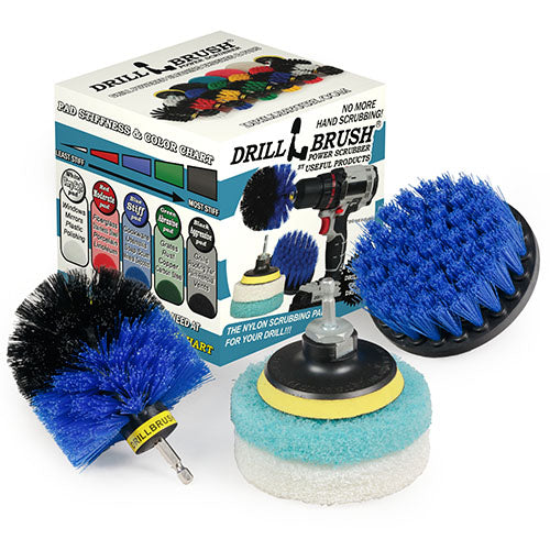 Original & 4in Blue Brushes w/4in Pads – Soft Pads – Pool & Marine | S-B4O-P4-WU-4V-QC-DB Online Sale
