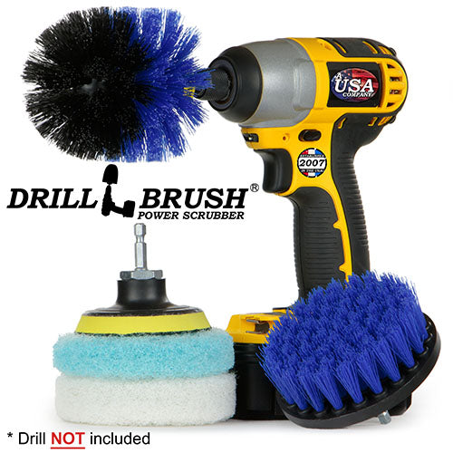 Original & 4in Blue Brushes w/4in Pads – Soft Pads – Pool & Marine | S-B4O-P4-WU-4V-QC-DB Online Sale