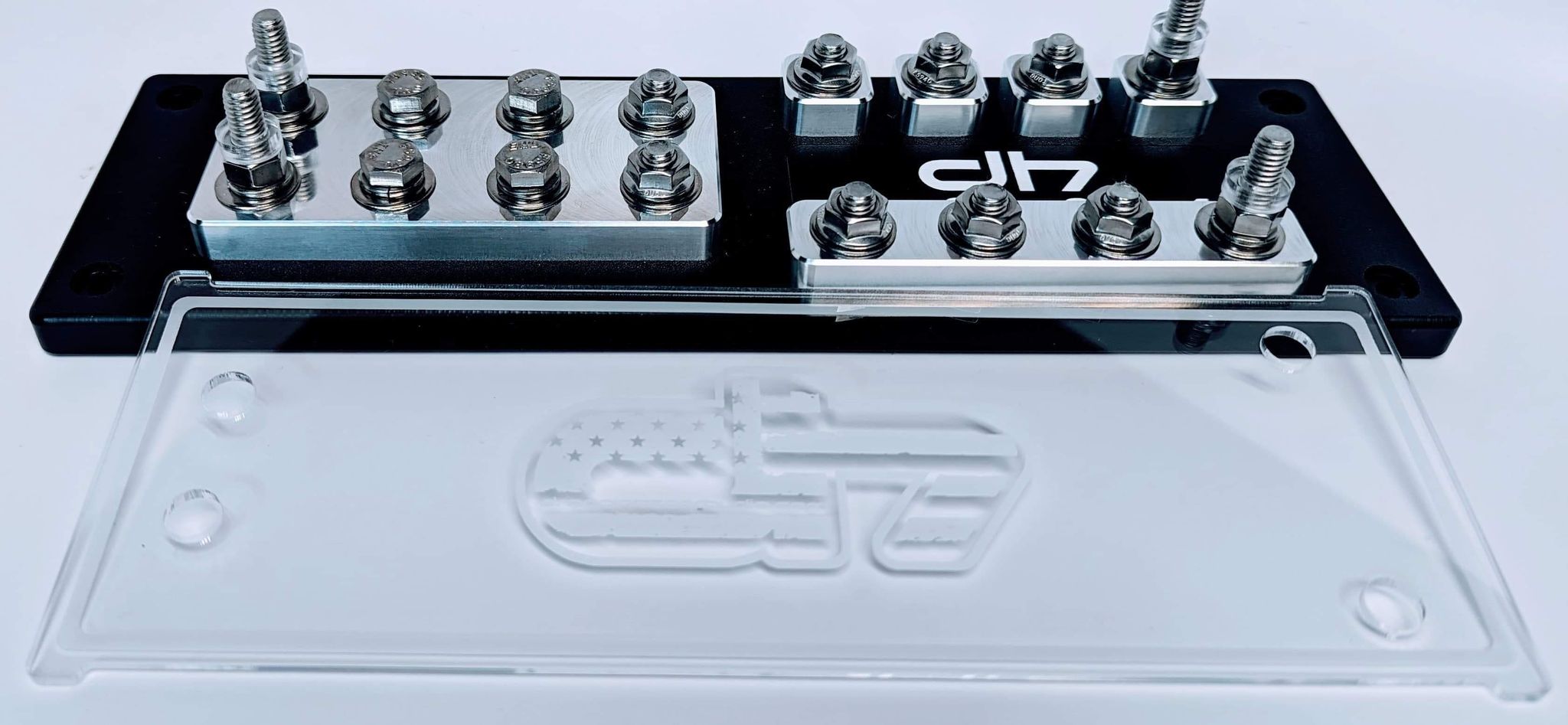 4 Spot Droppin HZ ANL Aluminum Bolt Style Fuse Holder / Distro Combo by Sound Mekanix Hot on Sale
