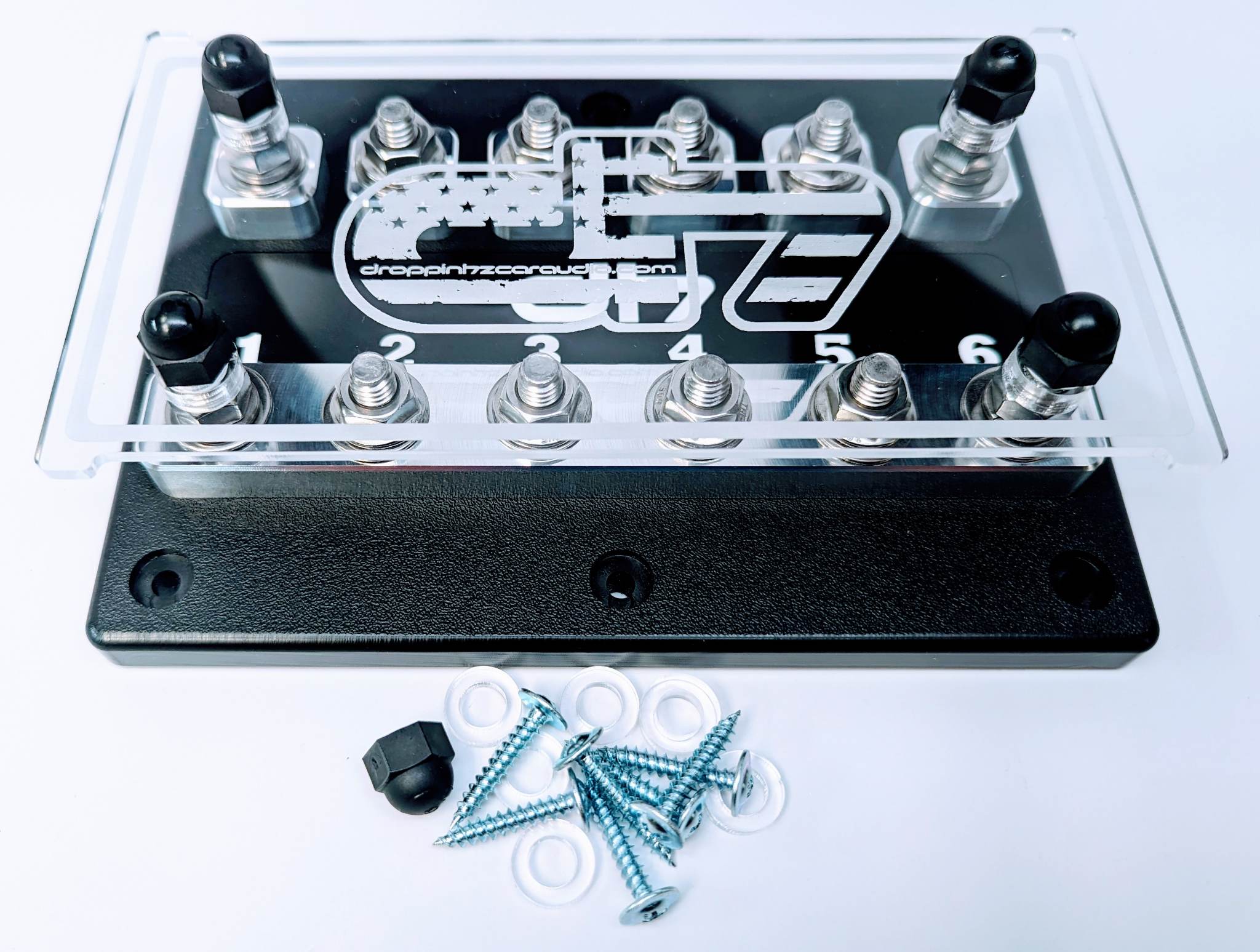 6 Spot Droppin HZ ANL LINKED Bolt Style Fuse Holder by Sound Mekanix Online
