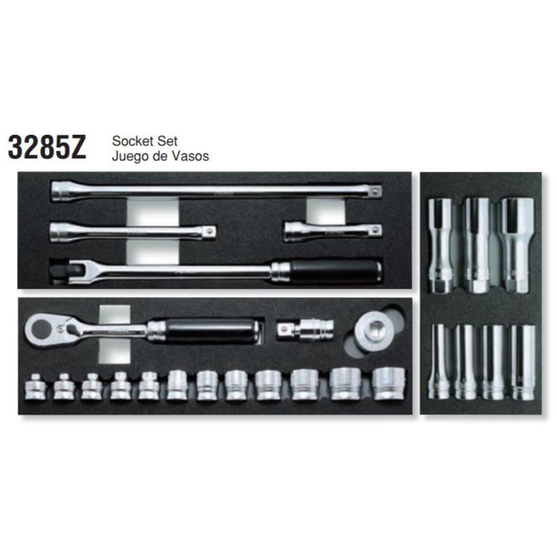 Ko-Ken 3285Z 3/8 Sq. Dr. Socket set Z-series 26 pieces Fashion
