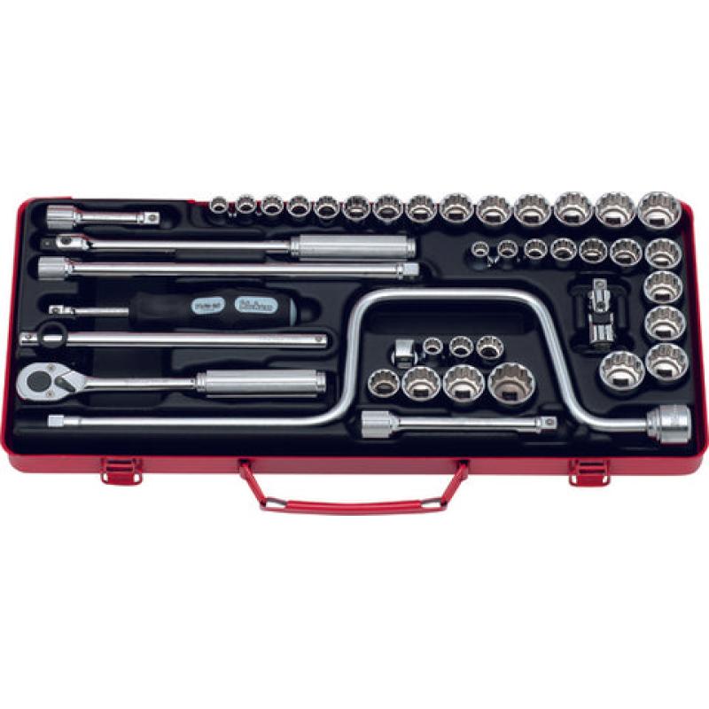 Ko-Ken 3201AMW Socket set 12 Point 42 pieces 3/8 Sq. Drive Fashion
