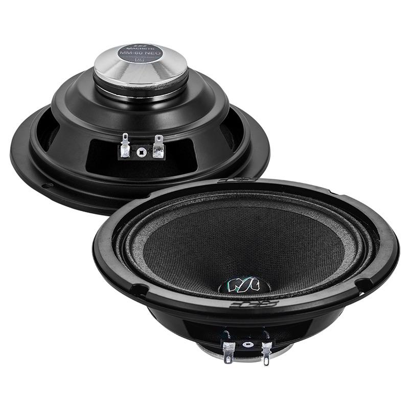Deaf Bonce Machete MM-60NEO Black 200 Watt 4-Ohm 6.5″ Mid-Range Speakers Hot on Sale