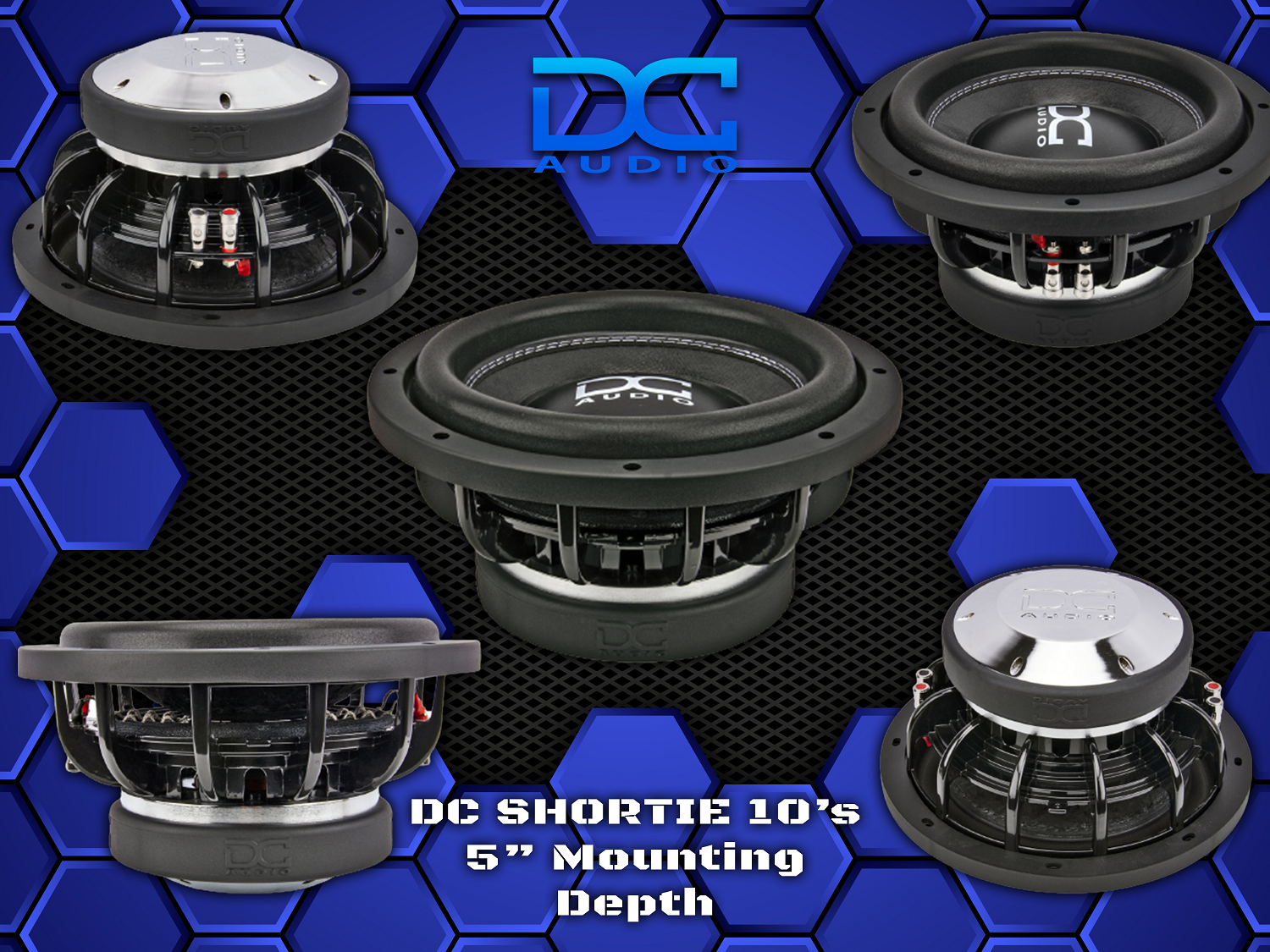 DC Audio Shortie 12″ Shallow Mount Subwoofer Dual 2 ohm Discount