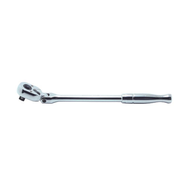 Ko-Ken 3774PB 3/8 Inch Sq. Dr. Ratchet Handle 24 Teeth Flexible Head Length 265 mm Push Button Polished Handle Online now