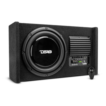 DS18 EN-DF10A 10″ Amplified Shallow Down Firing Subwoofer Enclosure 500 Watts Online Sale