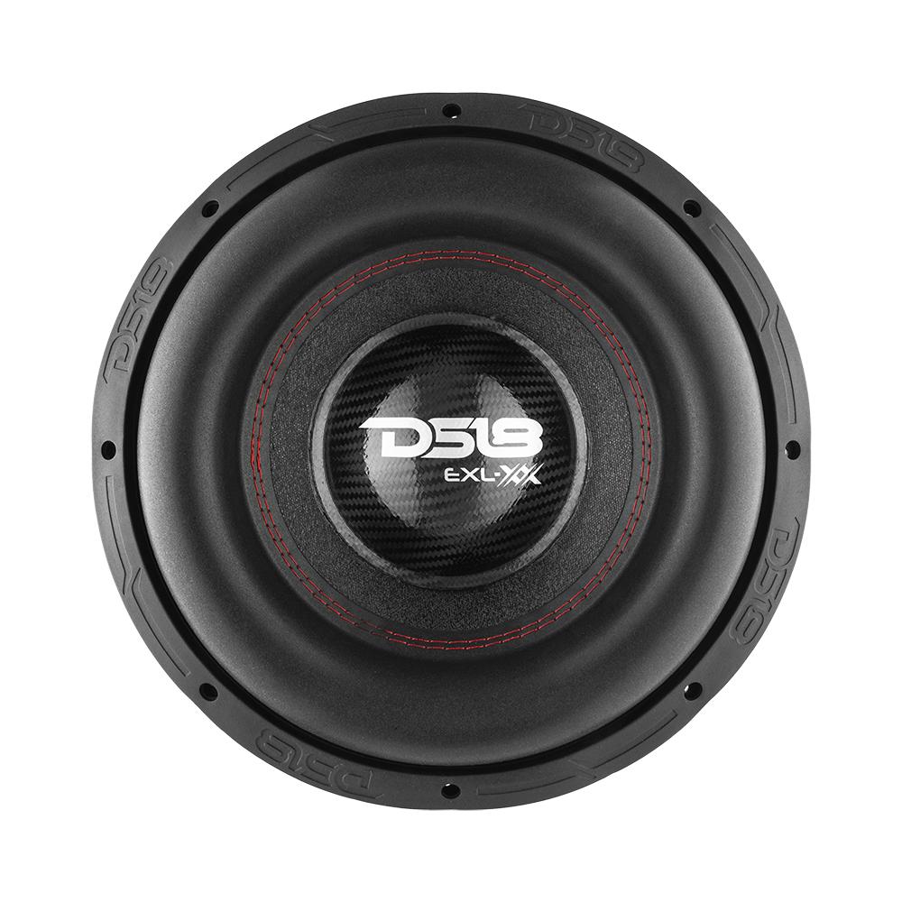 DS18 EXL-XX12.2DHE 12″ High Excursion Car Subwoofer 4000 Watts Max 2-Ohm DVC Supply