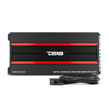 DS18 CANDY-XXL1B Compact Class D 1-Channel Monoblock Car Amplifier 3000 Watts 1-Ohm Discount
