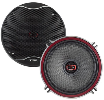 DS18 EXL-SQ5.25 Glass Fiber 5.25″ 2-Way Coaxial Car Speaker 340 Watts 3-Ohm (PAIR) Online Sale