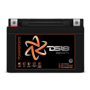 DS18 INF-YTX9-BS INFINITE 350 Watts 9 AH AGM Power Cell For Power Sports Fashion