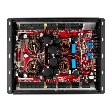 DS18 H-KO3 HOOLIGAN SPL 1-Channel Subwoofer Monoblock Car Amplifier, Voltmeter, Clip Indicator 3000 Watts RMS 1-Ohm Made In Korea Supply