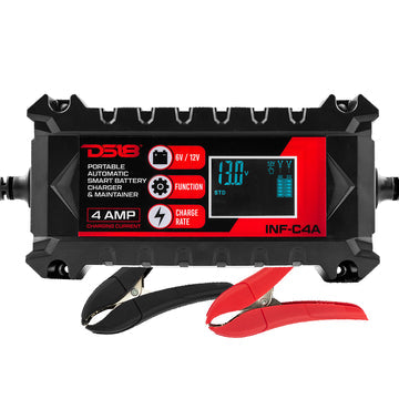 DS18 INF-C4A 4 AMP Automatic Smart Lithium and AGM Car Battery Charger & Maintainer Sale