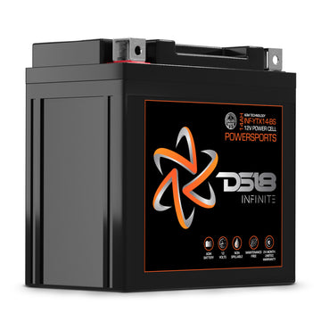 DS18 INF-YTX14-BS INFINITE 500 Watts 14 AH AGM Power Cell For Power Sports Discount