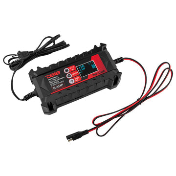 DS18 INF-C6A 6 AMP Automatic Smart Lithium and AGM Car Battery Charger & Maintainer Supply
