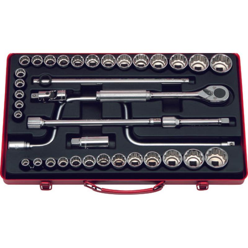 Ko-Ken 4238AM Socket Set 12 Point 38 Pieces 1/2 Sq. Drive Online now