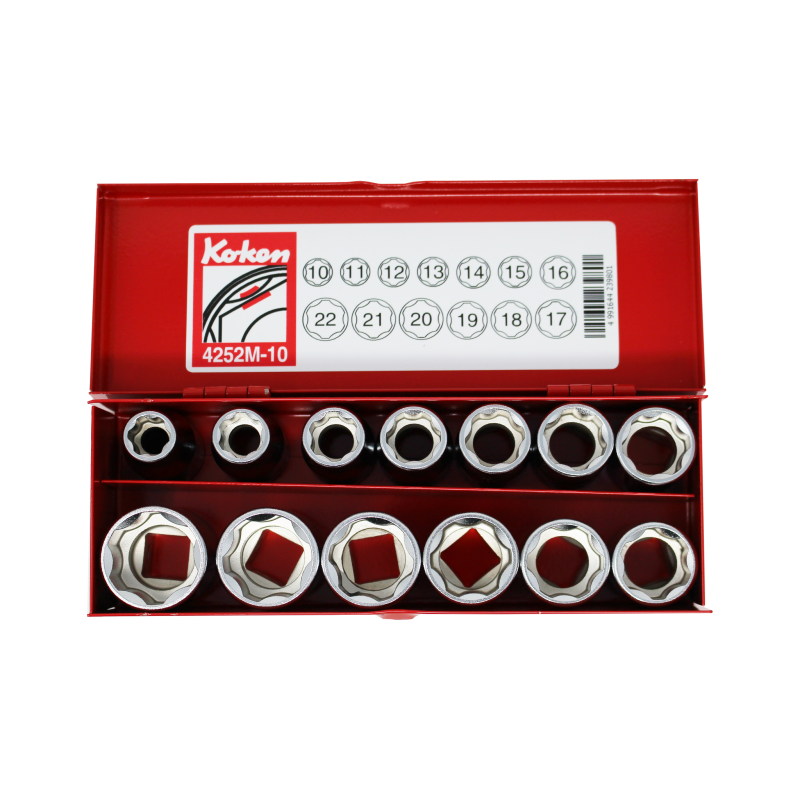 Ko-ken 4252M-10 1/2″Sq. Drive Surface Socket Set  13 Pcs on Sale