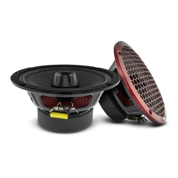 DS18 PRO-ZT8 8″ Water Resistant Mid-Range Loudspeaker with Built-in Bullet Tweeter and Grill 500 Watts 4-Ohm Online Sale