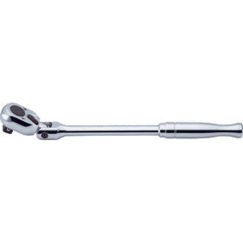 Ko-Ken 4774PB 1/2 In Sq. Dr. Ratchet Handle 24 Teeth Flexible Head Length 330 mm Push Button Polished Handle Fashion