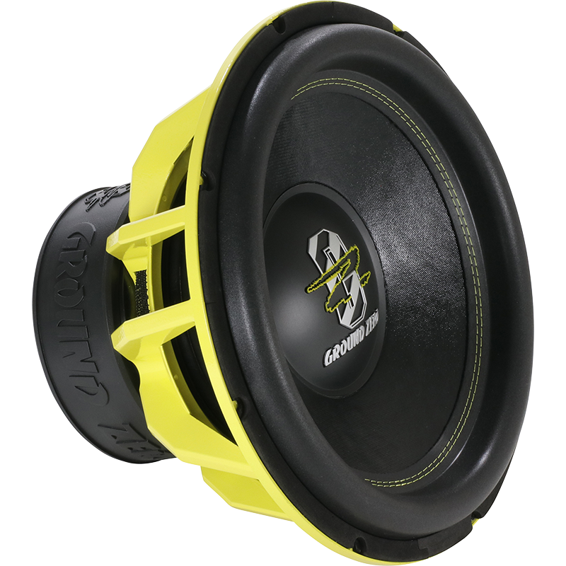 Ground Zero GZHW 38XSPL D1 YELLOW Dual 1 ohm – 15 inch Subwoofer Discount
