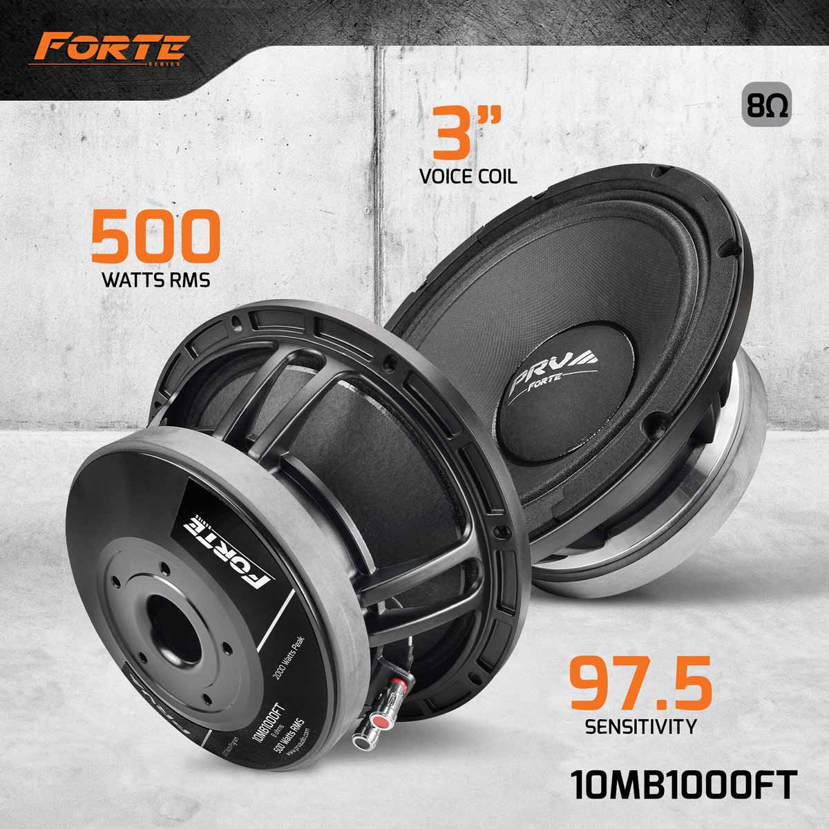 PRV Audio 10MB1000FT 10″ MIDBASS LOUDSPEAKER Fashion