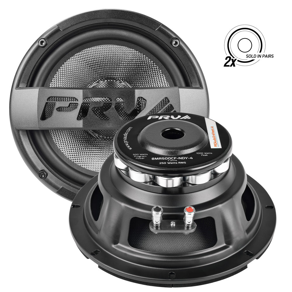 PRV Audio 8MR500CF-NDY-4 (PAIR) 8″ Neodymium Mid Range Loudspeaker Fashion