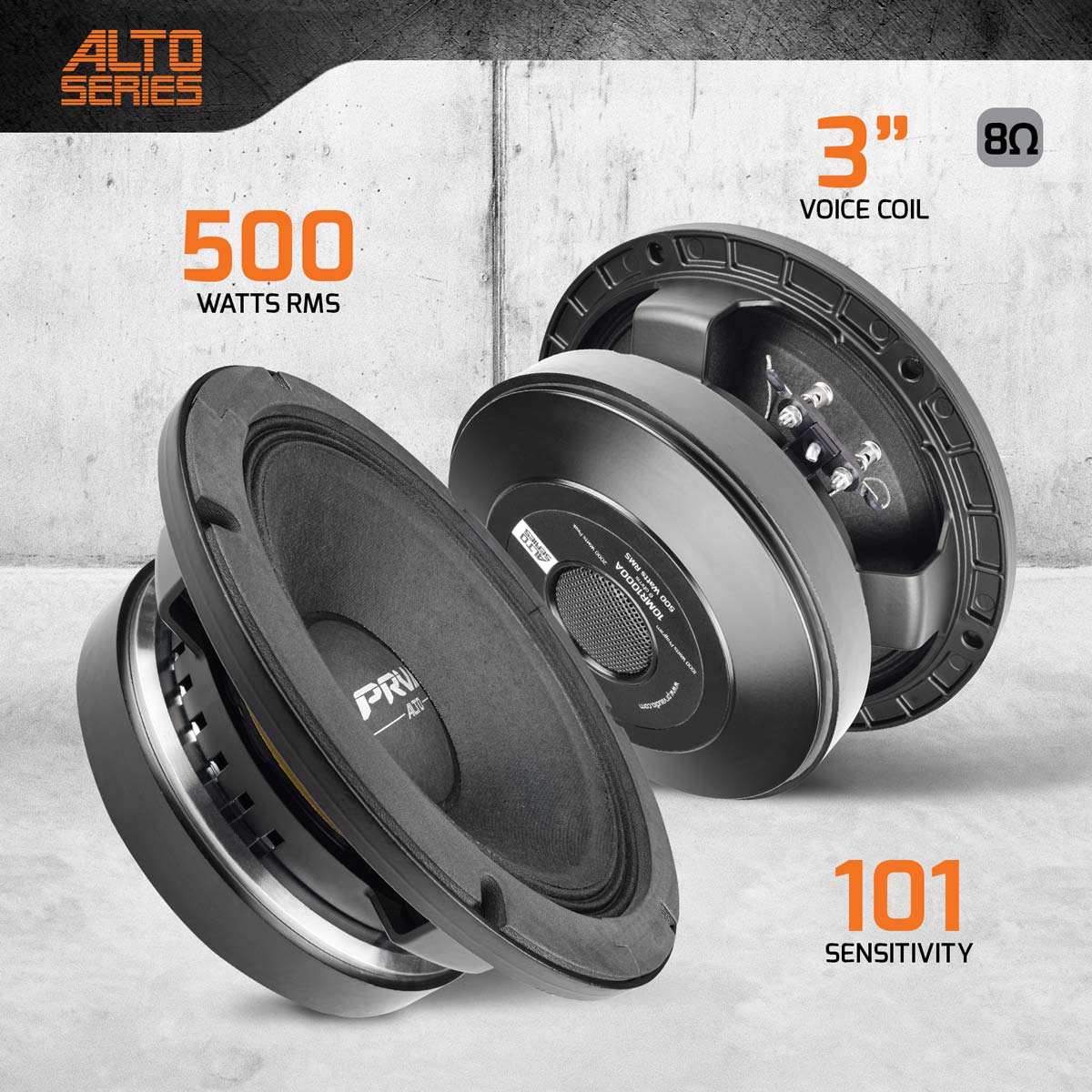 PRV Audio 10MR1000A 10″ MIDRANGE LOUDSPEAKER Online