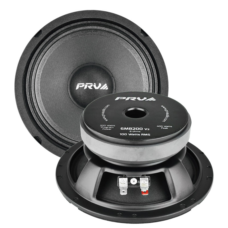 PRV Audio 6MB200-4 v2 4 ohm Mid Bass Speaker Online now