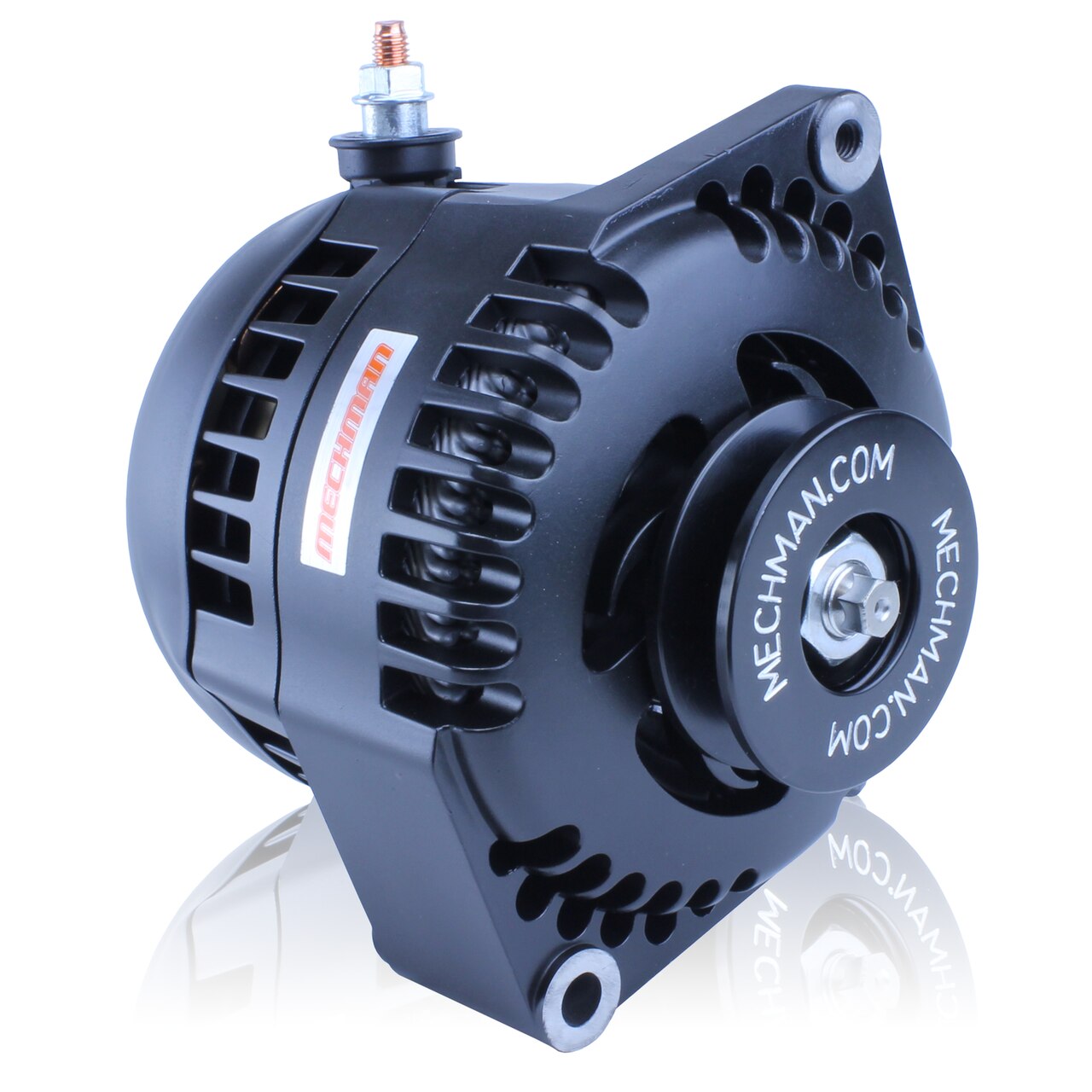 S Series 170 amp Racing alternator for 63-85 GM – 1 wire – BLACK ANODIZED Sale