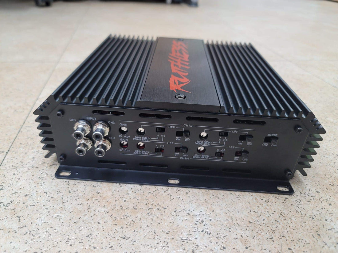 Ruthless Audio 800.4 1800W 4 Channel Amplifier Hot on Sale